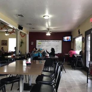 people sitting at tables