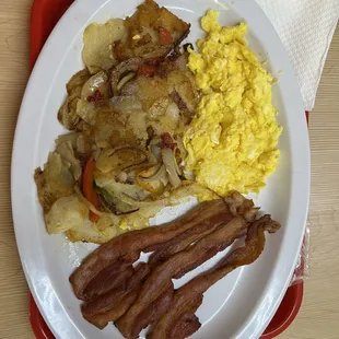 Very good and filling breakfast, quick service along with it being cheap, I'm most definitely coming again!!!!