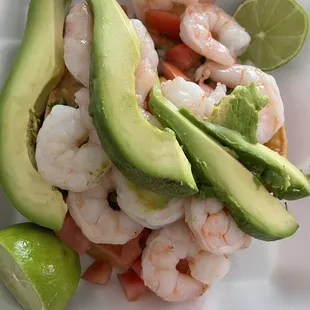 Shrimp Tostada