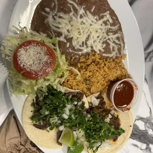 Adobada Taco Plate