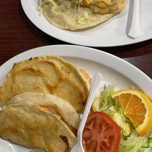 2 Shrimp Tacos &amp; 1 Special Fish Taco (the one with Chipotle Sauce)