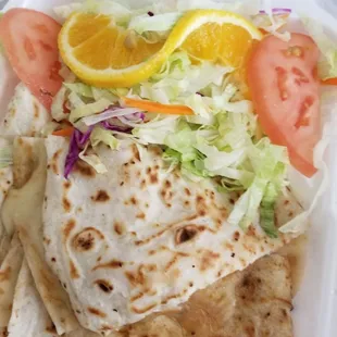 Shrimp quesadilla