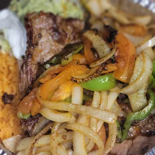 a close up of a plate of food