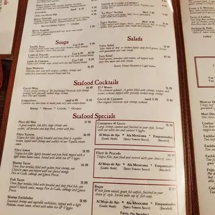 Menu (page 1)