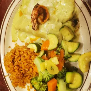 Shrimp Enchiladas