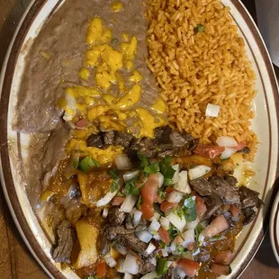 Beef Fajita Enchiladas