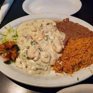 Seafood Enchiladas