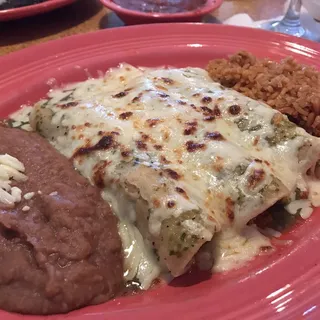 Chicken Verde Enchiladas