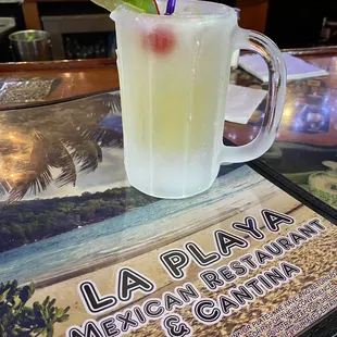 House margarita on the rocks, please!