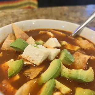 Chicken tortilla soup