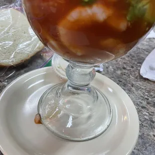 Large shrimp cocktail