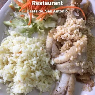 Filete Al Mojo De Ajo ( garlic baked fish ).