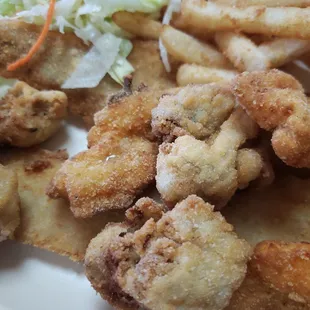 Combo shrimp, oyster, fish