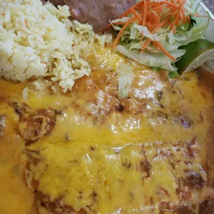 Cheese enchiladas