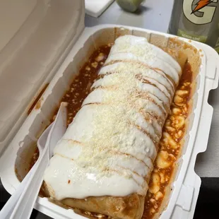 Al Pastor Wet Burrito