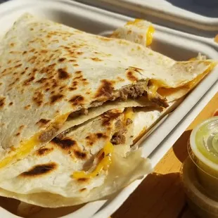 Carne asada quesadilla