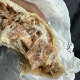 Pastor burrito  they crazy.