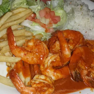 Camarones a La Diabla