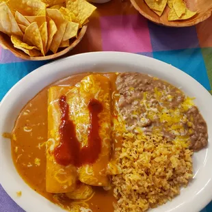 Enchiladas w/ Chile Verde