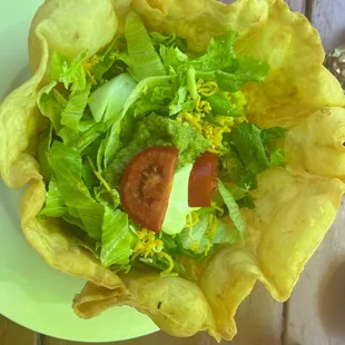 Tostada (smaller than expected)