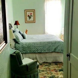 Every room has a different color scheme