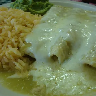 Green Chicken Enchiladas