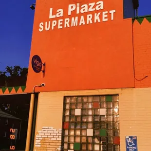 the front of the building
