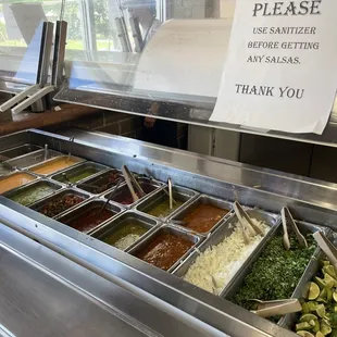 Salsa bar