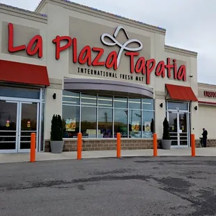the front of the restaurant