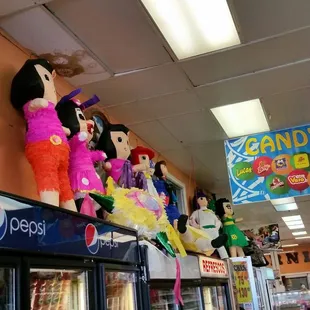 They have a lot of piñatas compared to most Mexican grocery stores.