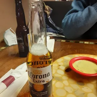 Corona--don't worry I had on a mask.