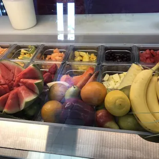 Yogurt bar. Everything was so fresh!