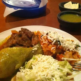 From the lunch buffet!