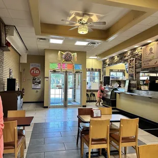 The front - where you order.