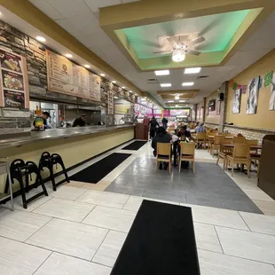 the interior of a restaurant