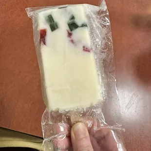 I bought a guava popsicle!