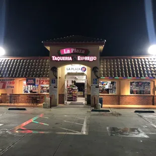 New front look of La Plaza store