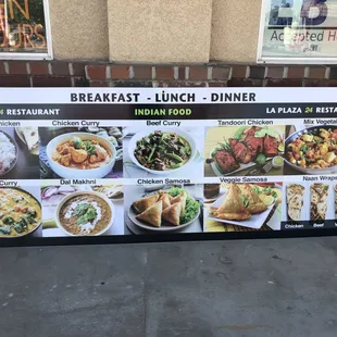 Indian food menu at 900 S Gateway Dr. Madera Ca 93636
