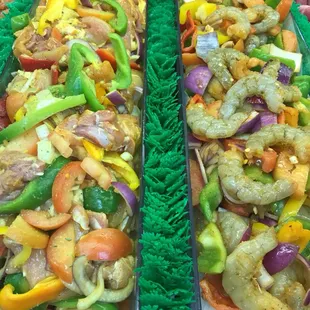 Our Variety of Fajitas!!
