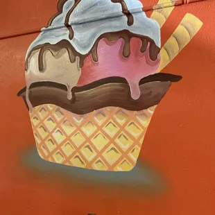 an ice cream sundae