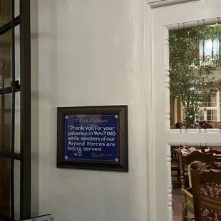 The entry