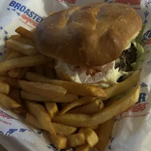 Hamburger combo.