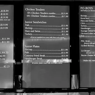 This is the current menu as of 12/2024