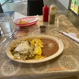 Chilaquiles La Poblana style