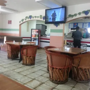 Inside of the resturant