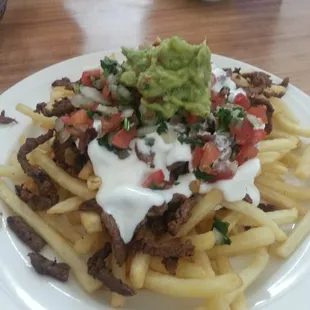 Asada fries were good...