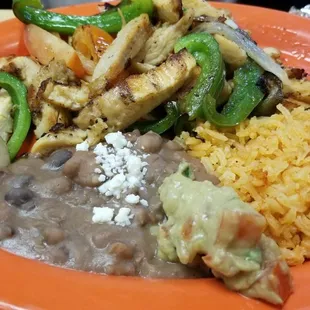 Chicken fajitas