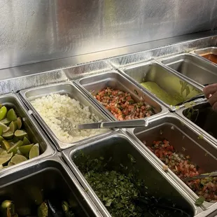 Salsa bar