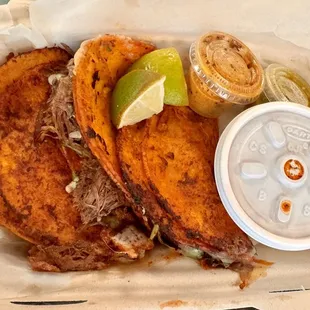 Quesa Birria Tacos