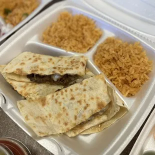 Lunch Special Quesadilla Steak